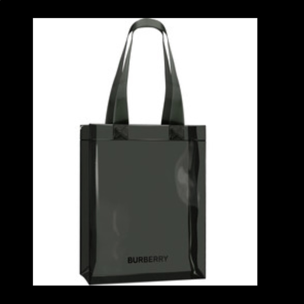 Burberry tote clear